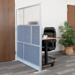 Luxor Modular Room Divider Wall System Starter Wall, 53