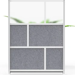 Luxor Modular Room Divider Wall System Starter Wall, 53