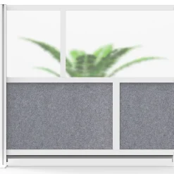 Luxor Modular Room Divider Wall System Add-On, 53