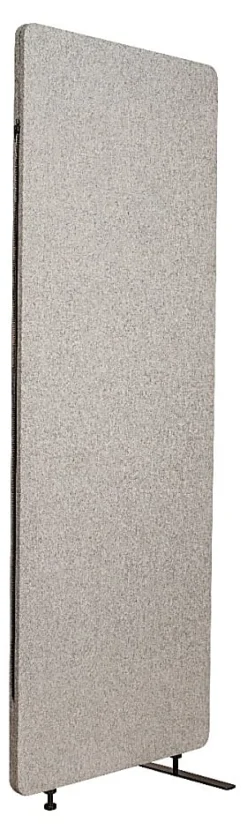 Luxor RECLAIM Acoustic Privacy Expansion Panel, 66"H x 24"W, Misty Gray