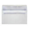 LUX Photo Greeting Foil-Lined Invitation Envelopes, A7, Peel & Stick Closure, White/Silver, Pack Of 500
