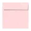 LUX Square Envelopes, 6 1/2" x 6 1/2", Peel & Press Closure, Candy Pink, Pack Of 250