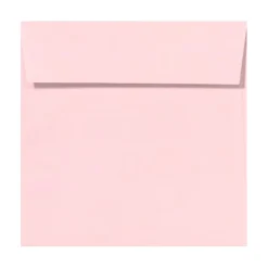LUX Square Envelopes, 6 1/2" x 6 1/2", Peel & Press Closure, Candy Pink, Pack Of 250