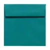 LUX Square Envelopes, 5 1/2" x 5 1/2", Peel & Press Closure, Teal, Pack Of 1,000