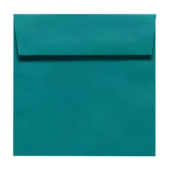 LUX Square Envelopes, 5 1/2" x 5 1/2", Peel & Press Closure, Teal, Pack Of 1,000