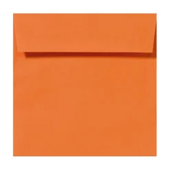 LUX Square Envelopes, 5 1/2" x 5 1/2", Peel & Press Closure, Garnet Red, Pack Of 250