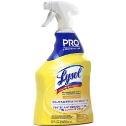 Lysol® Advanced Deep Clean All-Purpose Cleaner, 32 Oz, Lemon Breeze, Case Of 12 Bottles