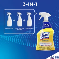 Lysol® Advanced Deep Clean All-Purpose Cleaner, 32 Oz, Lemon Breeze, Case Of 12 Bottles