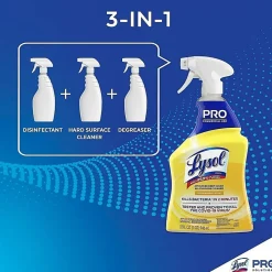 Lysol® Advanced Deep Cleaner, Lemon Breeze Scent, 32 Oz, Clear