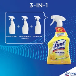 Lysol All-Purpose Cleaner, Lemon Scent, 1 Quart