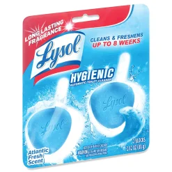 LYSOL® Brand Hygienic Automatic Toilet Bowl Cleaner, Atlantic Fresh, 2/Pack
