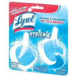 LYSOL® Brand Hygienic Automatic Toilet Bowl Cleaner, Atlantic Fresh, 2/Pack