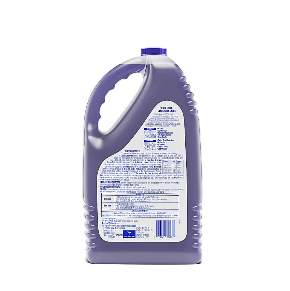 Lysol Clean/Fresh Lavender Cleaner, 144 fl oz, Clean & Fresh Lavender Orchid Scent, Case of 4 - 88786CT