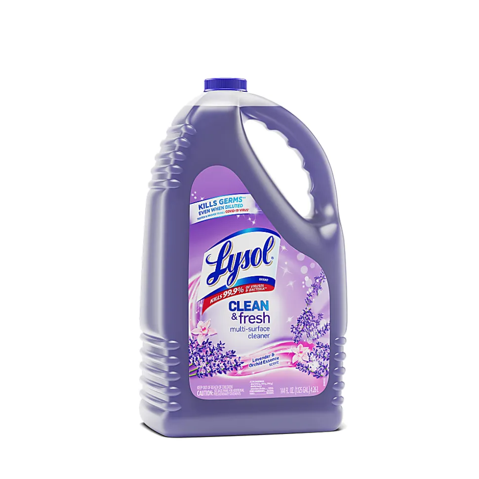Lysol Clean/Fresh Lavender Cleaner, 144 fl oz, Clean & Fresh Lavender Orchid Scent, Case of 4 - 88786CT