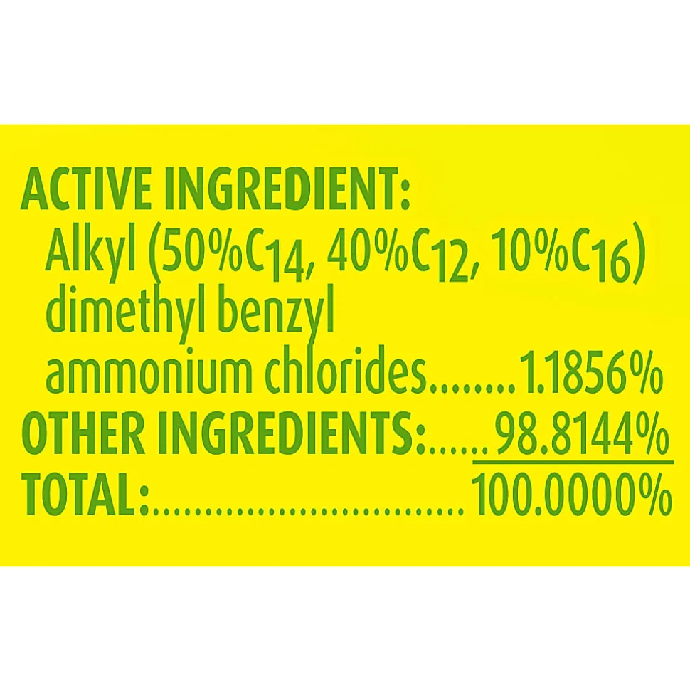 Lysol Clean/Fresh Lemon Cleaner - For Multi Surface - 144 fl oz (4.5 quart) - Clean & Fresh Lemon Scent - 4 / Carton - Yellow