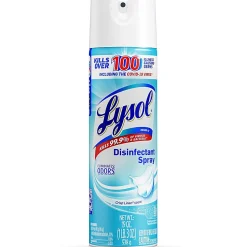 Lysol Crisp Linen Disinfectant Spray, 19 Oz, 12/Case, 1920079329