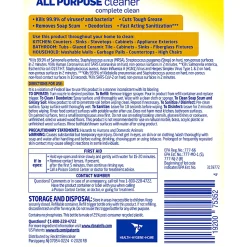 Lysol® Disinfectant All-Purpose Cleaner, Lemon Breeze Scent, 32 Oz Bottle, Box Of 12