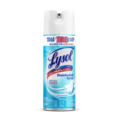 Lysol Disinfectant Spray, Crisp Linen Scent, 12.5 Oz Bottle, Case Of 12