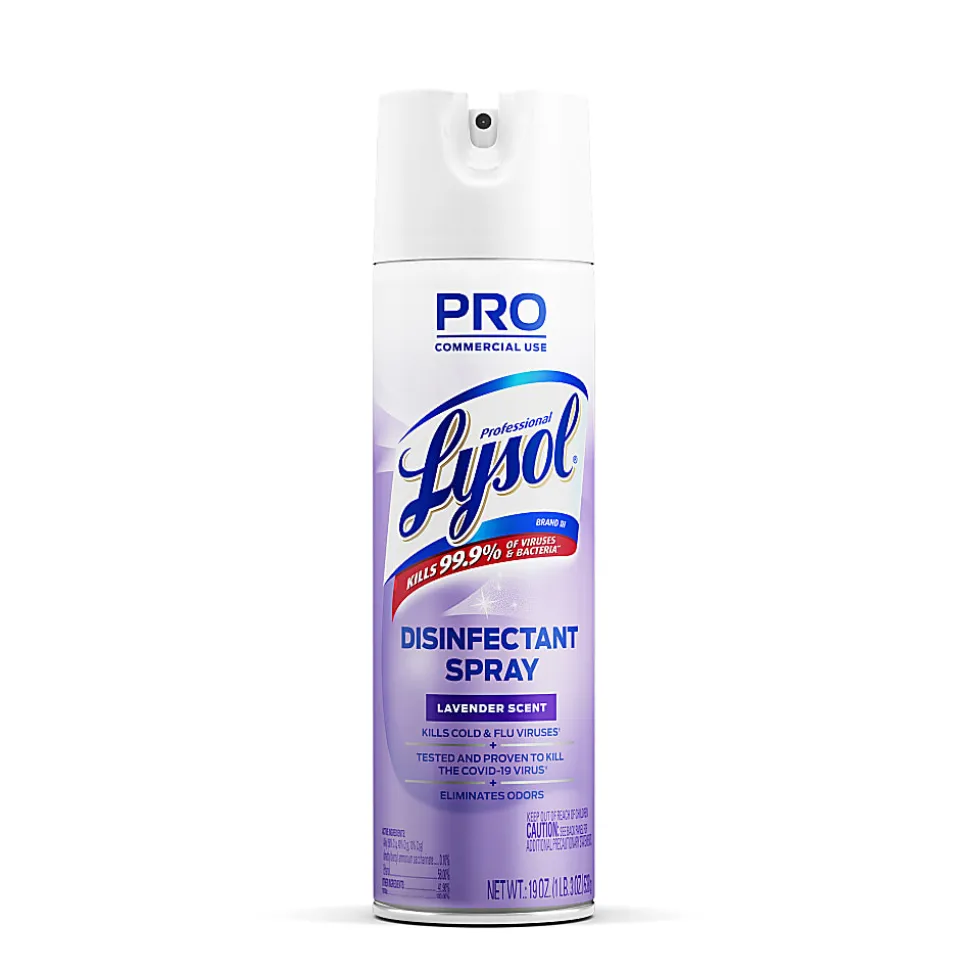 Lysol® Disinfectant Spray, Lavender Scent, 19 Oz Bottle