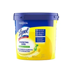 Lysol Disinfecting Wipe Bucket w/Wipes - Lemon & Lime Blossom Scent - 8
