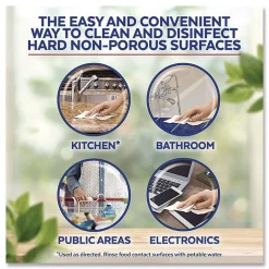 LYSOL®Disinfecting Wipes II Fresh Citrus, 1-Ply, 7 x 7.25, White, 70 Wipes/Canister, 6 Canisters/Carton