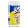 Lysol® Disinfecting Wipes, Lemon & Lime Blossom Scent, 80 Sheets Per Tub, Box Of 6