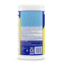 Lysol® Disinfecting Wipes, Lemon And Lime Blossom Scent, Tub Of 80 Sheets