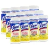 Lysol® Disinfecting Wipes, Lemon & Lime Blossom Scent, Tub Of 35