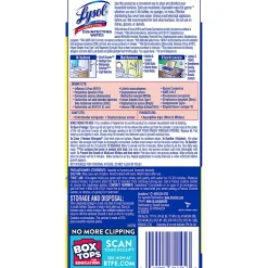 Lysol® Disinfecting Wipes, Lemon & Lime Blossom Scent, Tub Of 35