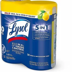 Lysol® Disinfecting Wipes, Lemon & Lime Blossom® Scent, 7