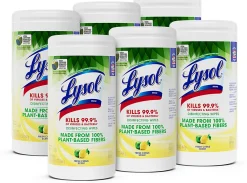 LYSOL® Disinfecting Wipes with Citric Acid - Fresh Citrus 70 ct.