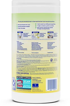 LYSOL® Disinfecting Wipes with Citric Acid - Fresh Citrus 70 ct.