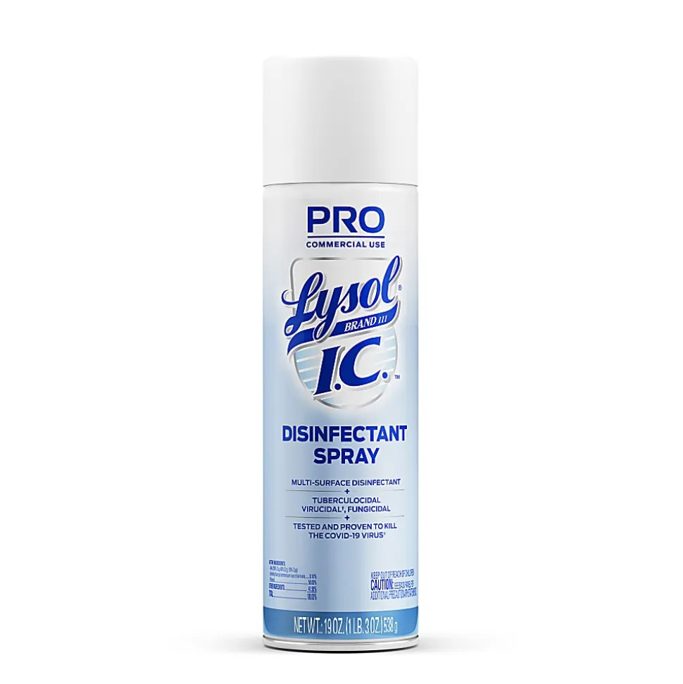 Lysol® I.C. Disinfectant Aerosol Spray, 19 Oz Can, Case Of 12