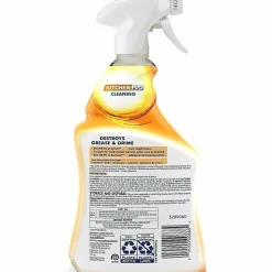 Lysol Kitchen Pro Antibacterial Cleaner, 22 fl oz (0.7 quart), Fresh Citrus Scent, Case of 9 - 79556CT