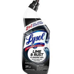 Lysol Lime/Rust Toilet Bowl Cleaner - 24 fl oz (0.8 quart) - Atlantic Fresh Scent - Blue - 1 Each