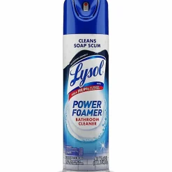 Lysol Power Foam Bathroom Cleaner - 24 fl oz (0.8 quart) - White Clear - 1 Each