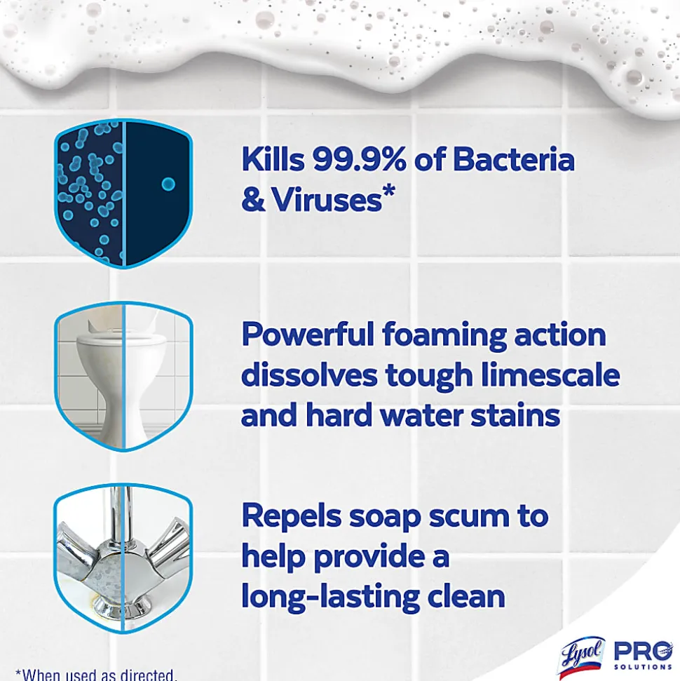 Lysol® Professional Disinfectant Basin Tub & Tile Cleaner, 32 Oz Bottle