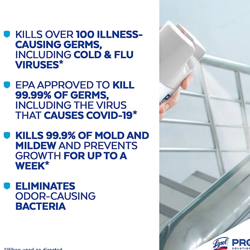 Lysol® Professional Disinfectant Spray, Crisp Linen Scent, 19 Oz Bottle