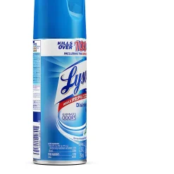 Lysol Spring Waterfall Disinfectant Spray - Ready-To-Use Spray - 12.5 fl oz (0.4 quart) - Spring Waterfall Scent - 1 Each - Clear