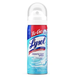 Lysol To Go Disinfectant Spray, Crisp Linen, 1.5 oz.