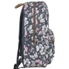 MADISON & DAKOTA Butterfly Backpack With 15” Laptop Sleeve, 17-1/2”H x 12”W x 5-3/4”D, Gray