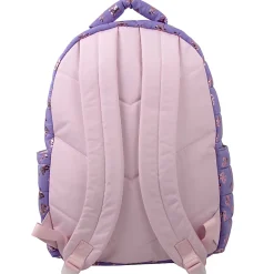 Madison & Dakota Butterfly Quilted Backpack With Lunch Box, Purple