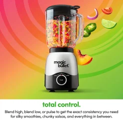 Magic Bullet Full Size Blender Combo, 48 Oz, Silver, Total Qty 1