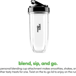 Magic Bullet Full Size Blender Combo, 48 Oz, Matte Black, Total Qty 1