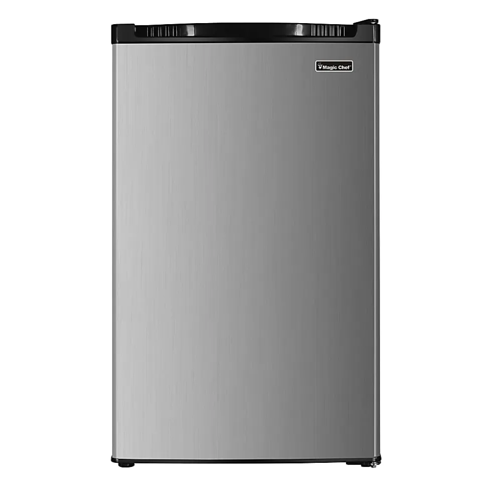 Magic Chef 4.4 Cu. Ft. Compact Refrigerator, Silver
