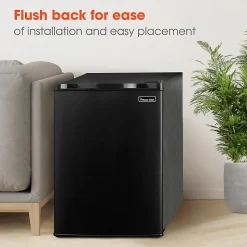 Magic Chef 2.6 Cu. Ft. Mini Refrigerator, Black, Total Qty 1