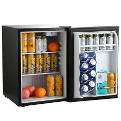 Magic Chef 2.6 Cu. Ft. Mini Refrigerator, Black, Total Qty 1