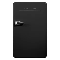 Magic Chef 3.2 Cu. Ft. Retro Mini Fridge With Manual Defrost, Black