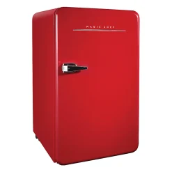 Magic Chef 3.2-Cu. Ft. Retro Mini Fridge With Manual Defrost, Red