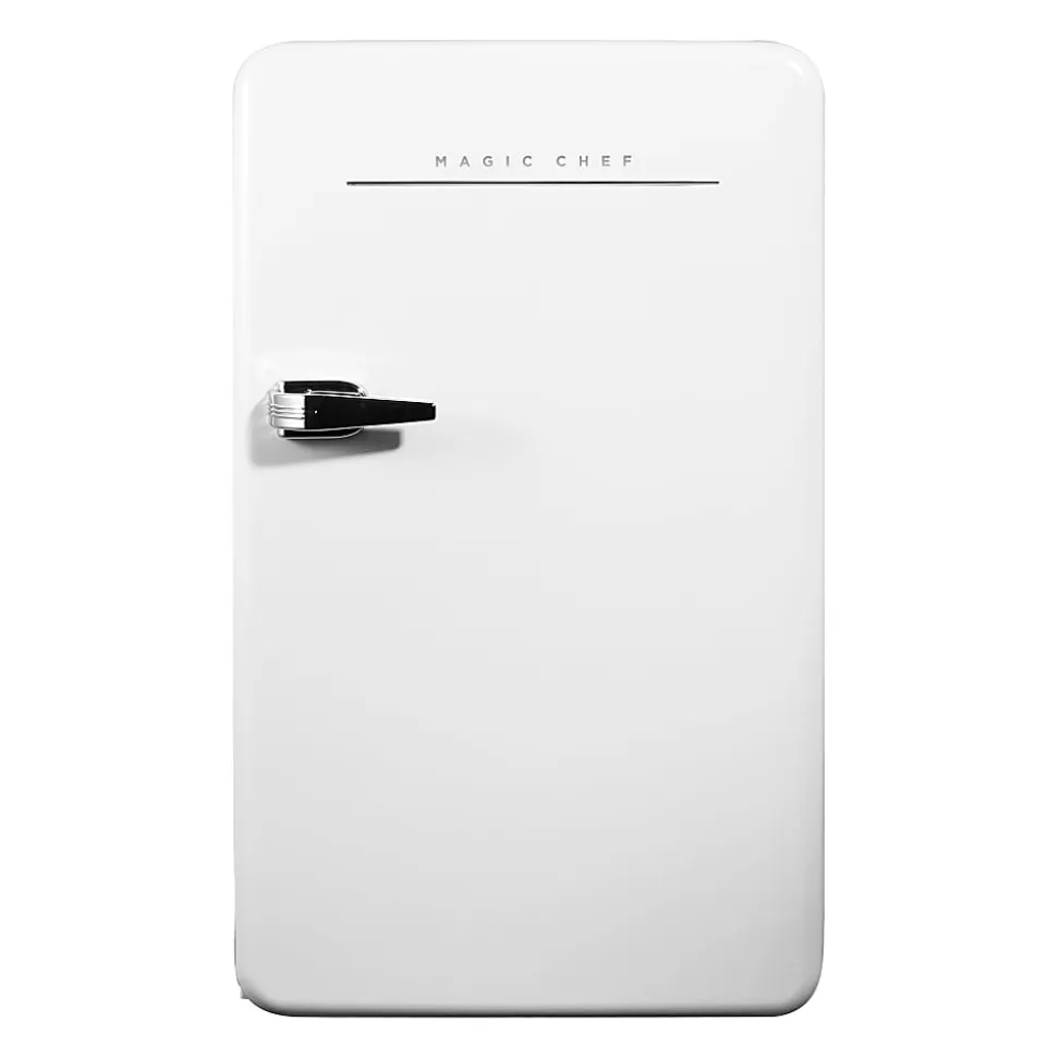 Magic Chef 3.2 Cu. Ft. Retro Mini Fridge With Manual Defrost, White